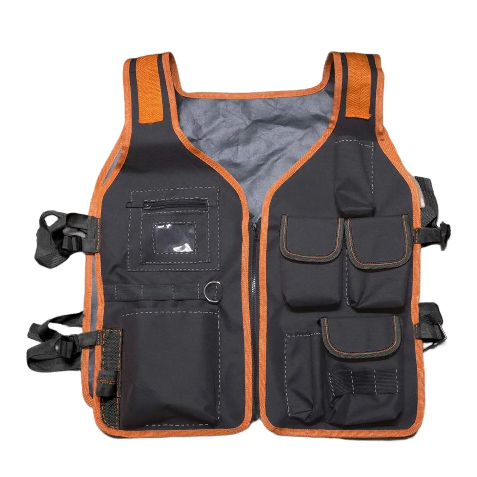 

Tool Pockets Vest For Work Cloth For Men With Oxford 60cmx51cm Carpenter Waist Electricians Bag Vest Universal Adjustable