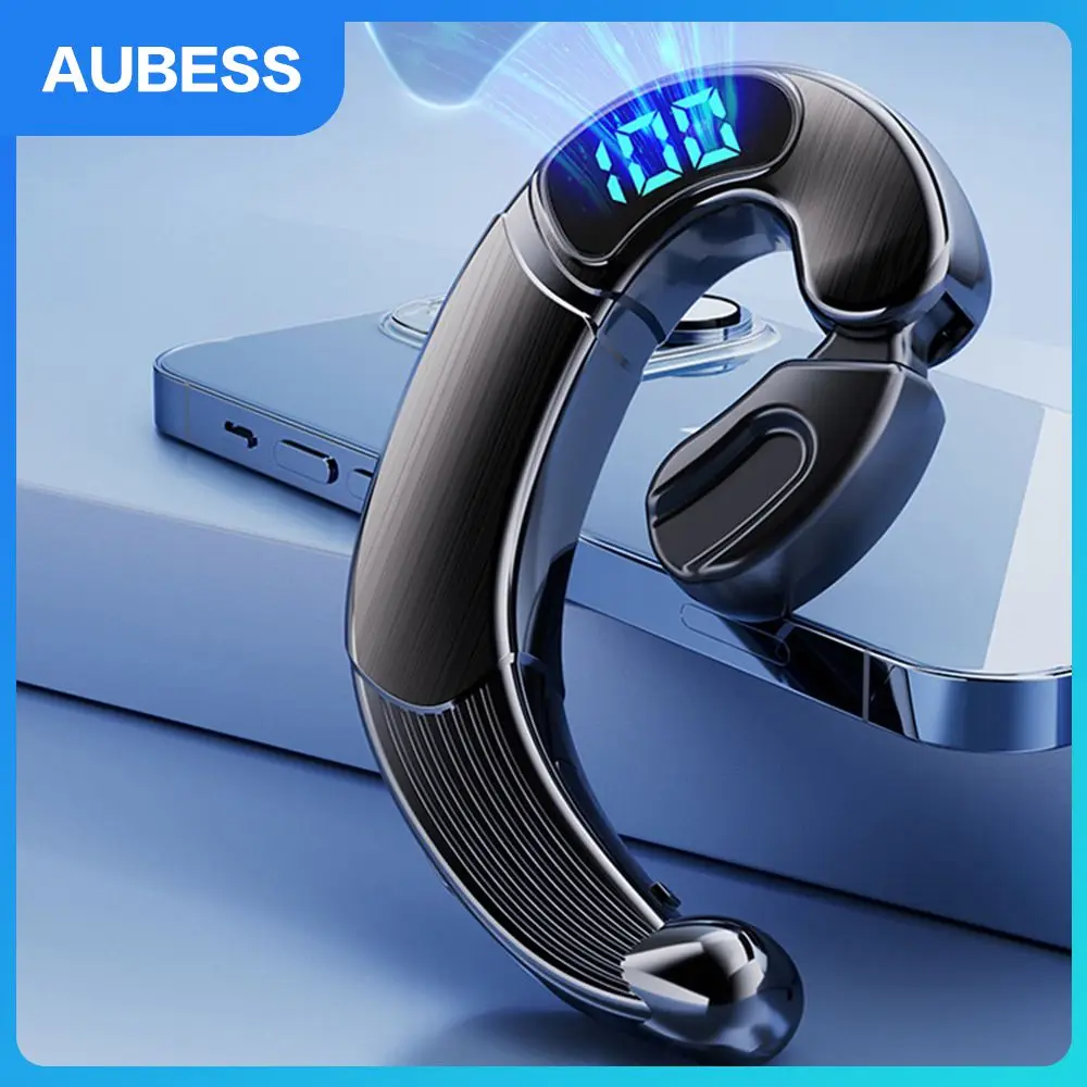 

Earphone Intelligent Digital Display Transmission Distance 10m Wireless Headset Waterproof Long Range Sports Headset