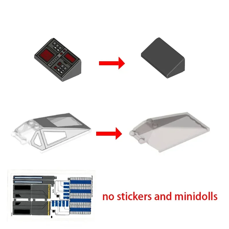 MOC-75155 Space Bricks Fighters Rebel U-Wing Fighter Stand