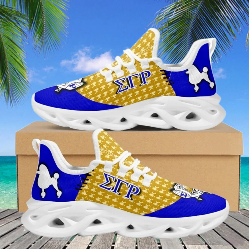 INSTANTARTS Two-color sigma-gamma rho-poddles Summer Women Sneakers Mesh Breathable Men Cool Running Shoes Flats schihe herren