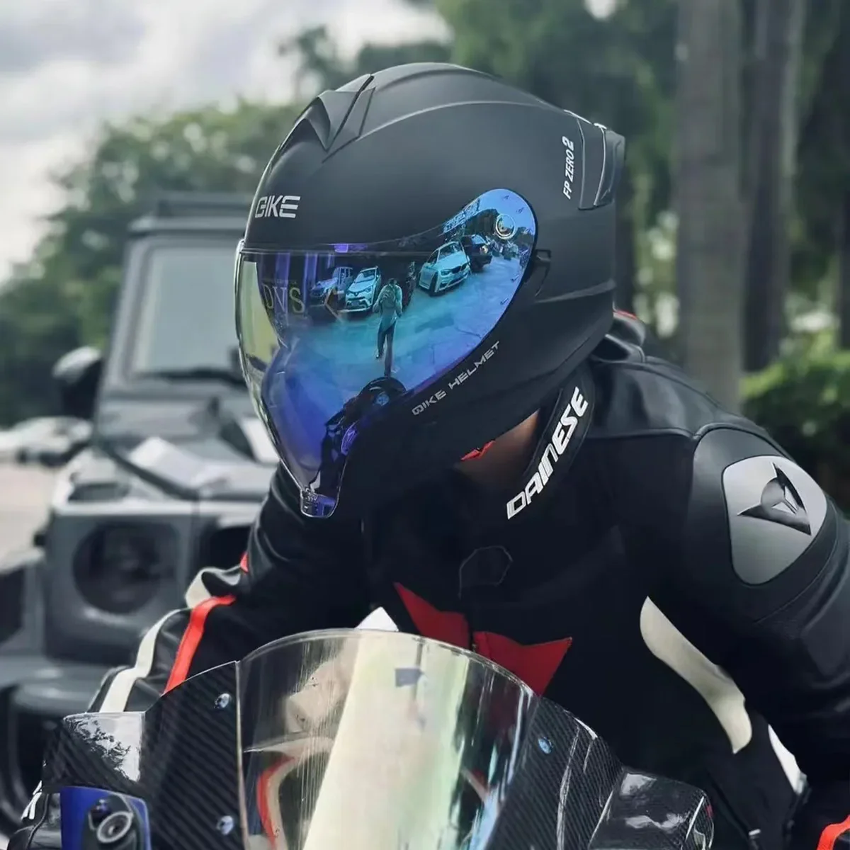 Мотоциклетный шлем на все лицо двойная линза цветной длинный козырек для езды по