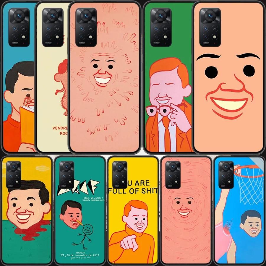 

Art Joan Cornella Zonzo Comics Phone Case For Xiaomi Redmi K40 Pro 10 Prime 10A 10C 10X 9 9A 9C 9T 8 8A 7 7A 6 6A S2 K30 K20 Cov