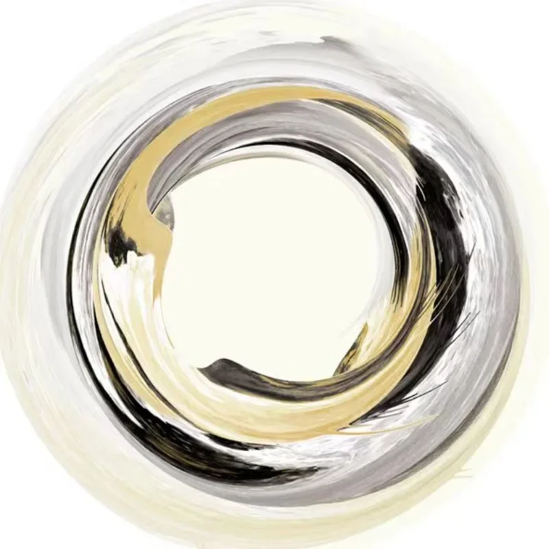 Круглый ковер в скандинавском стиле