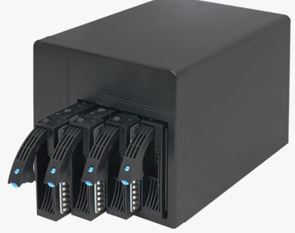 

high quality 4 bays MINI-ITX NAS storage server chassis home ues data storage server case diy desktop pc enclosure