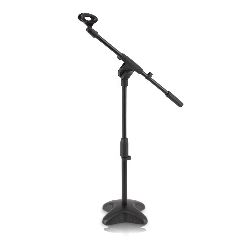 

Adjustable Extendable Freestanding Base Desktop Microphone Stand, Black