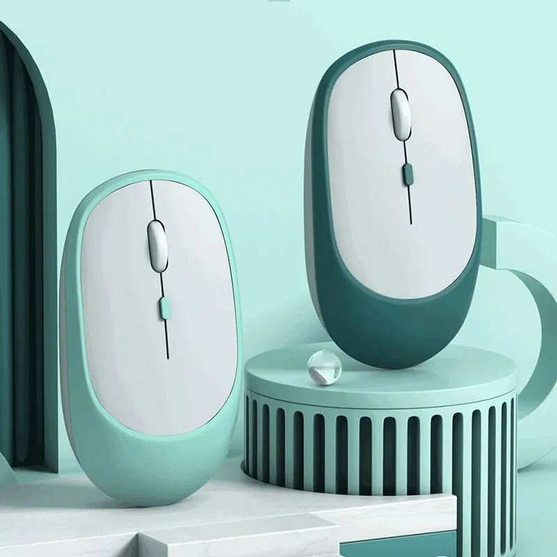 

2023 Bluetooth-мышь, бесшумная беспроводная мышь для игрового ноутбука, компьютера, ноутбука, ультратонкая мини-мышь для игрового ноутбука, ПК