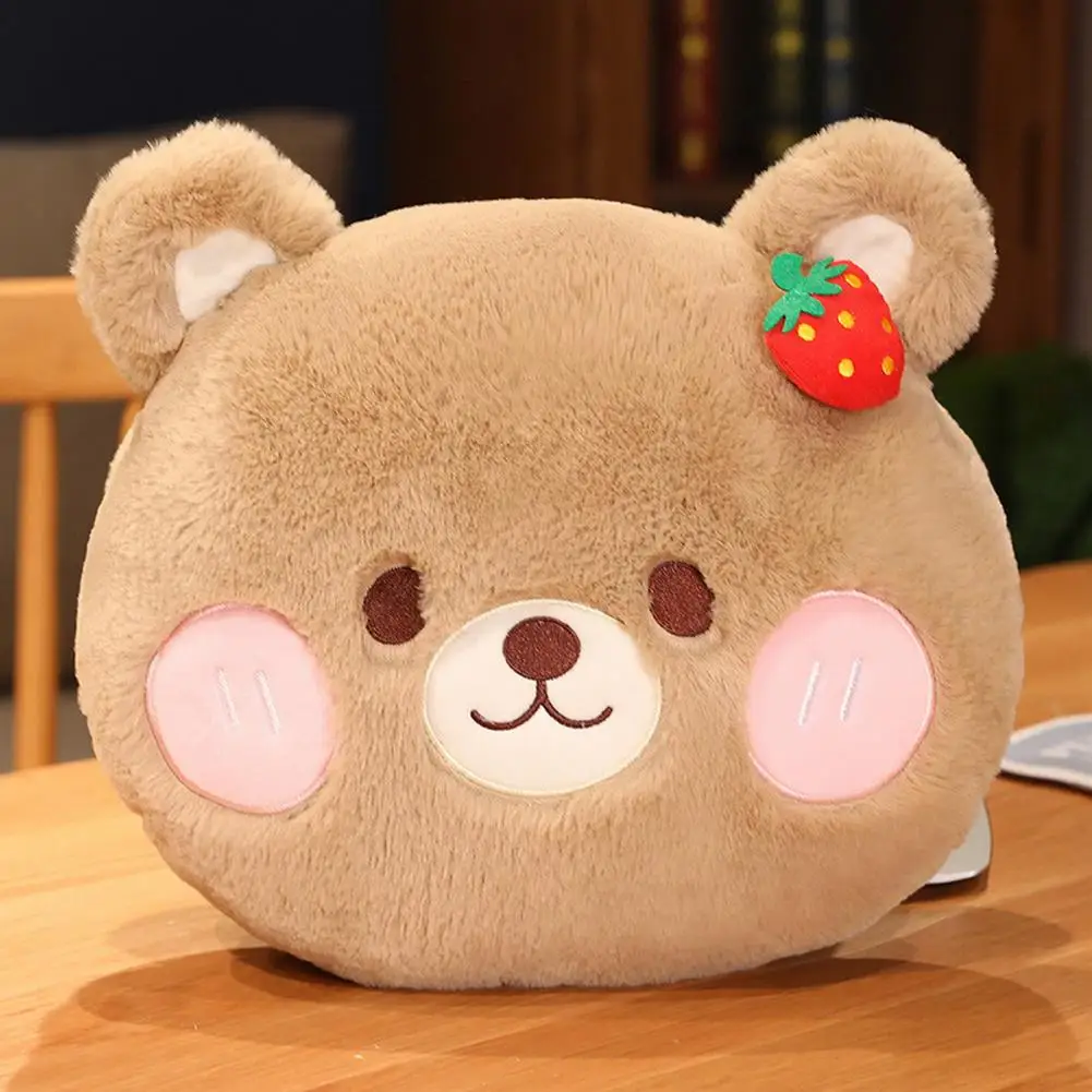 

Плюшевая подушка в виде животного, изысканная полностью заполненная кукла-животное, украшение для дома, медведь, плюшевая игрушка, медведь, плюшевая игрушка