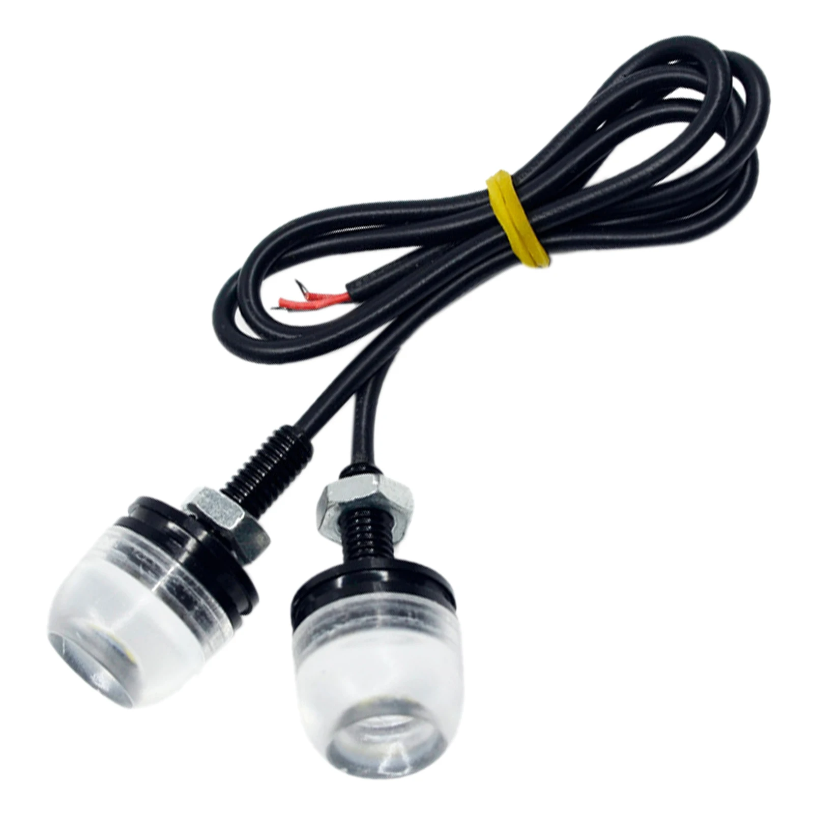 

2 Pcs White SMD LED Chip License Plate Light Bolt Screw Turn Signal Tail Light 5630 LED Number Plate Light Motorcycle Car 9W 12V