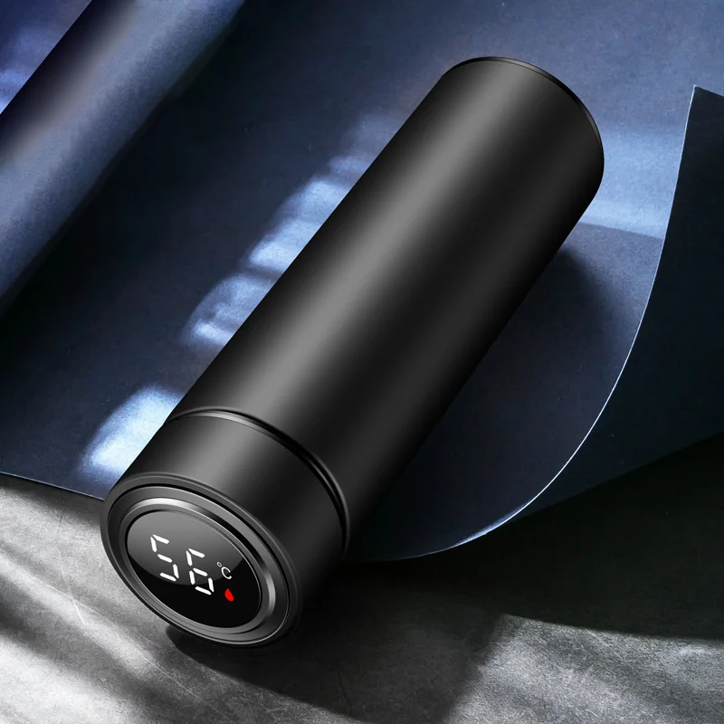 

Smart Insulation Cup Water Bottle Led Digital Temperature Display Stainless Steel Thermal Mugs Intelligent Insulation Cups 500ML