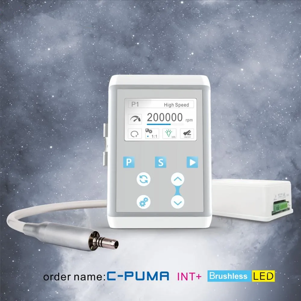 COXO C-PUMA Micro motor + Dental electrical motors micromotor with screen Light universal E type Dental Material Tools
