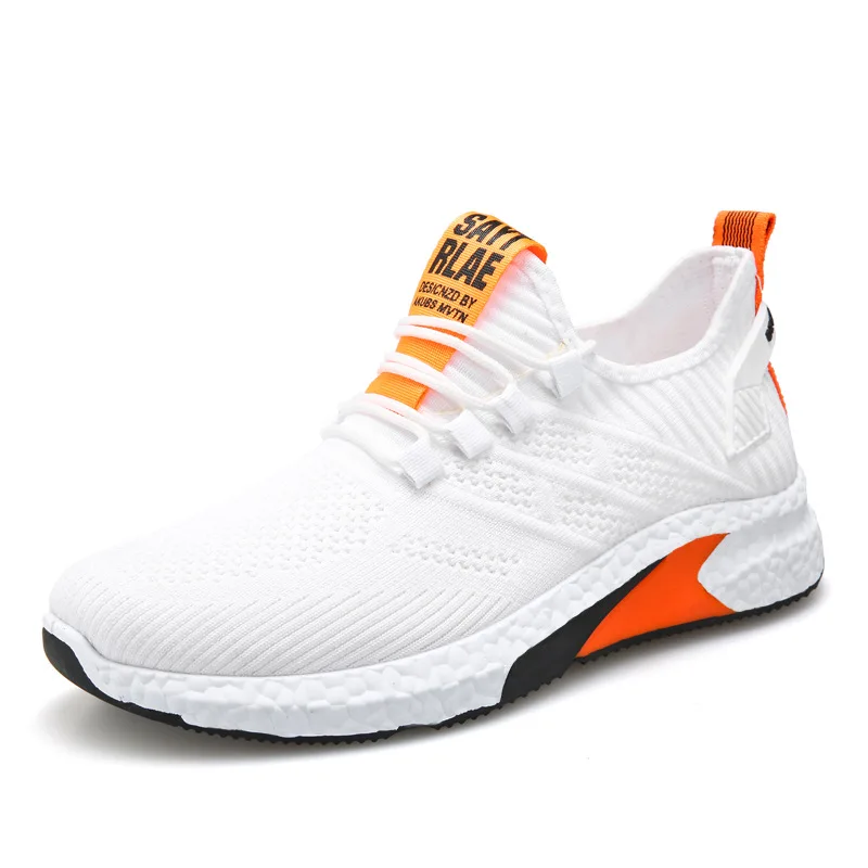 

Men's Shoes 2022 New Korean Edition Running Shoes Fashion Trend Casual Shoes Breathable Lightweight Flying Knit Sneakers Men