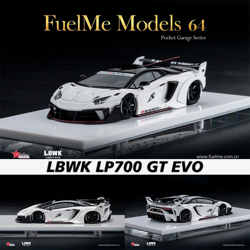 

FuelMe 1:64 LBWK LP700 GT EVO литые Литые полимерные закрытые неоплеиваемые модели автомобилей коллекционные Миниатюрные модели автомобилей