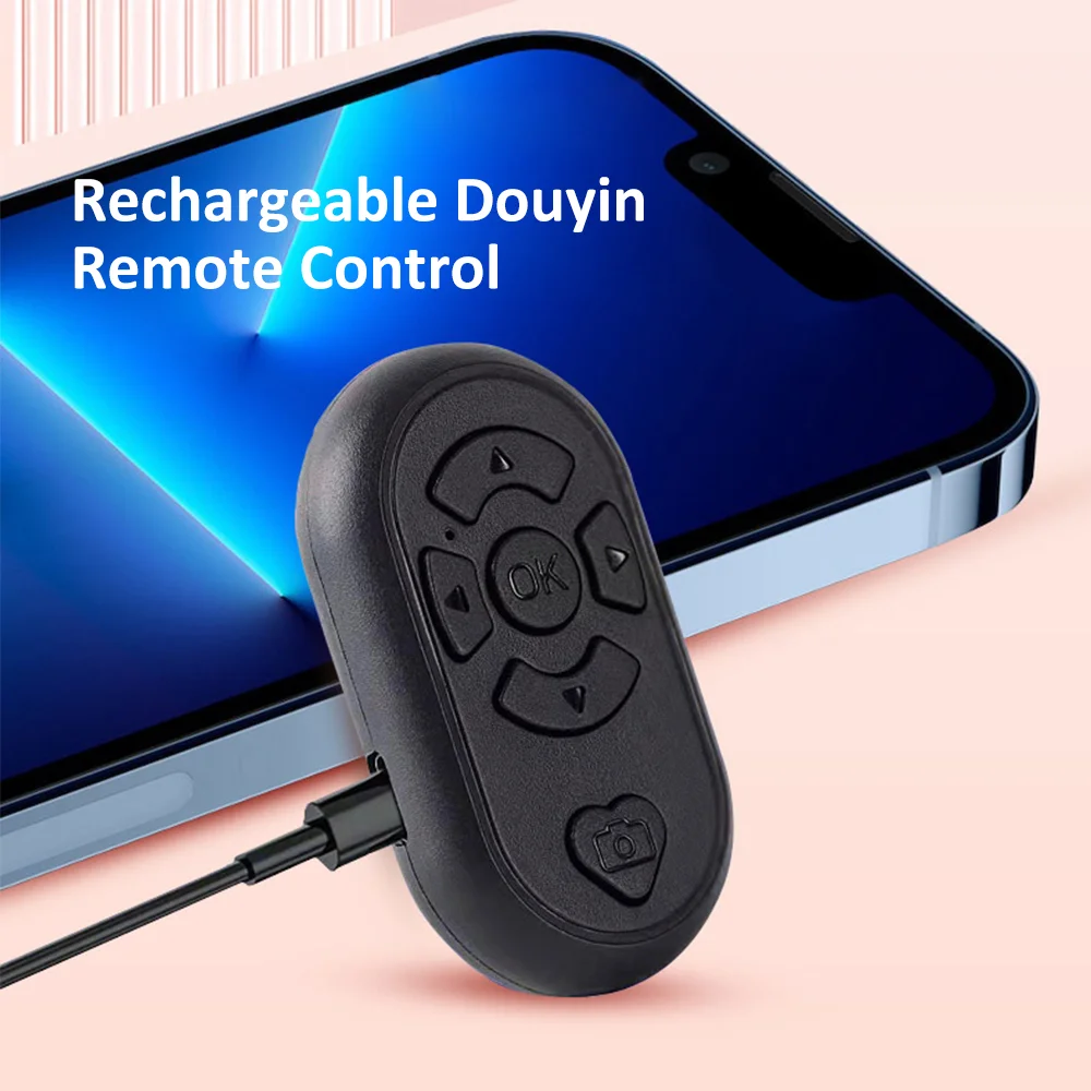 

Универсальный затвор камеры для селфи, Bluetooth-совместимая кнопка дистанционного управления, перезаряжаемый контроллер для мобильного телеф...