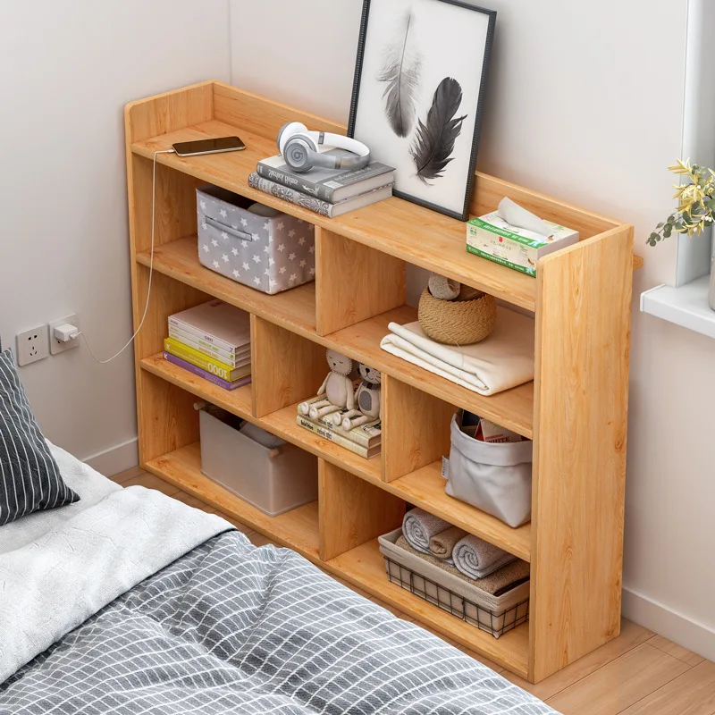 

2022 New Book Rack Bedside Cabinet Racks Simple Bedroom Storage Racks Bedside Cabinets Long Cabinets Bedside Storage Racks Betwe