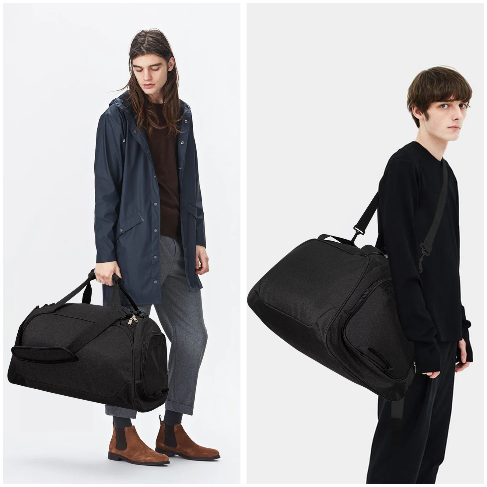 IFARADAY Men Sports Duffle Bag with Shoe Compartment 21 Inch Gym Bags for For Fitness Training Outdoor Women Yoga Training Bag