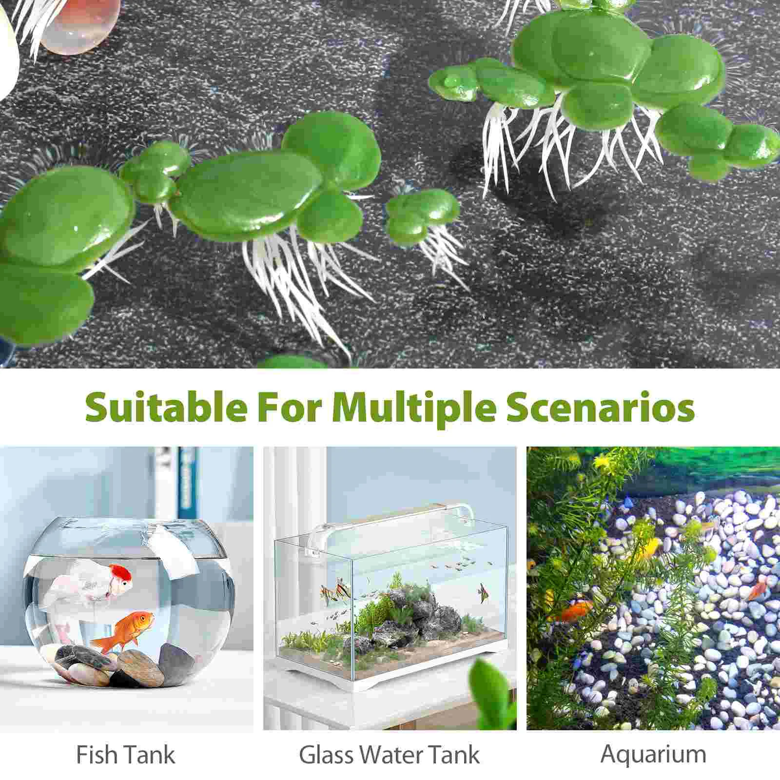 2 упаковки/36 шт. имитация растительных водорослей декор пластиковое водное