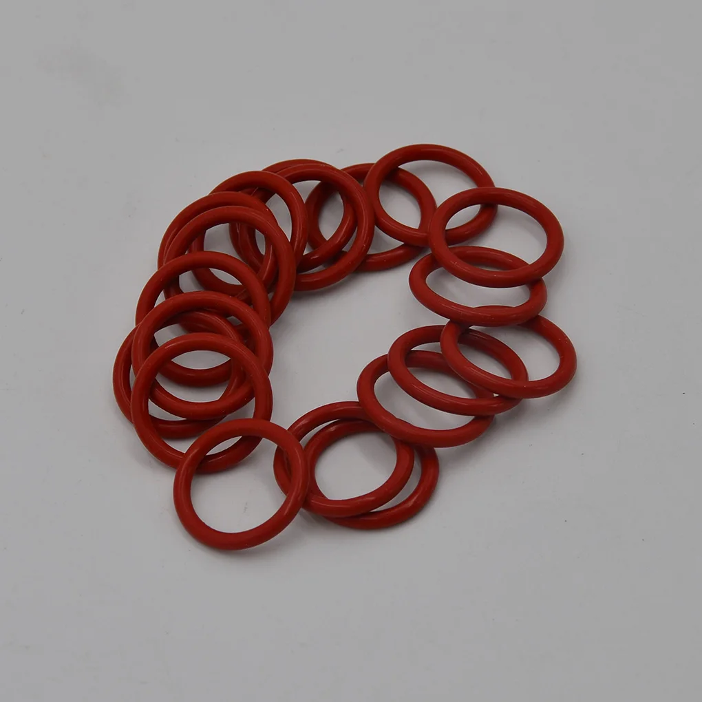 

New 20PCS/Set Replacement for 12AX7 12AU7 12AT7 12BH7 EL84 Tube Damper Silicone Rings Durable Silicone O-Rings