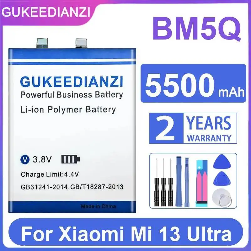 Фото Аккумулятор для мобильного телефона 5500 мАч, экологичный, BM5Q, для Xiaomi MI 13 Ultra №4
