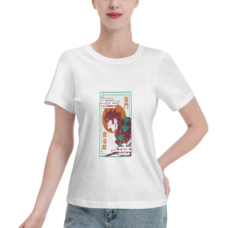 

Women's T-Shirt Demon Slayer Summer Fashion Top T-Shirt Versatile Short Sleeve O-Neck Casual T-Shirt Women's Clothing