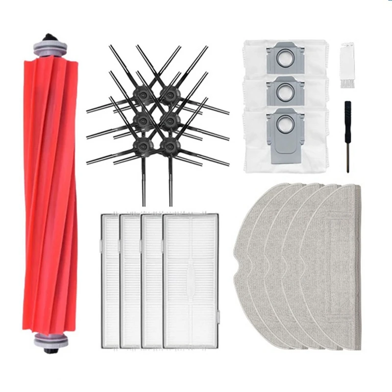 

Запчасти для робота-пылесоса Xiaomi Roborock S7 Maxv Ultra S7 Maxv Plus/G10S, основная боковая щетка, фильтр НЕРА