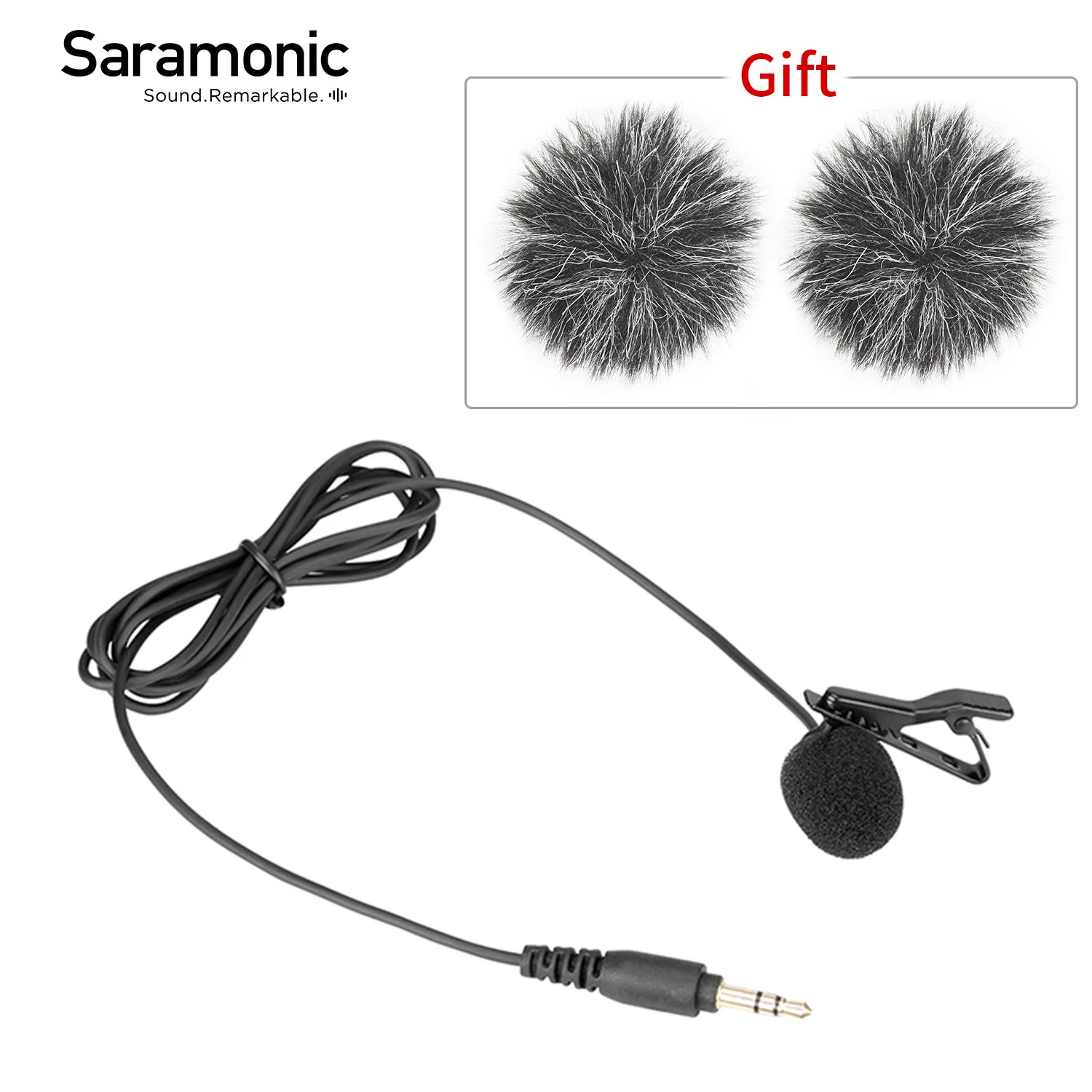 Saramonic SR-M1 3.5mm TRS Professional Condenser Lavalier Lapel Microphone for DSLRs Cameras Camcorders Wireles Microphone Vlog