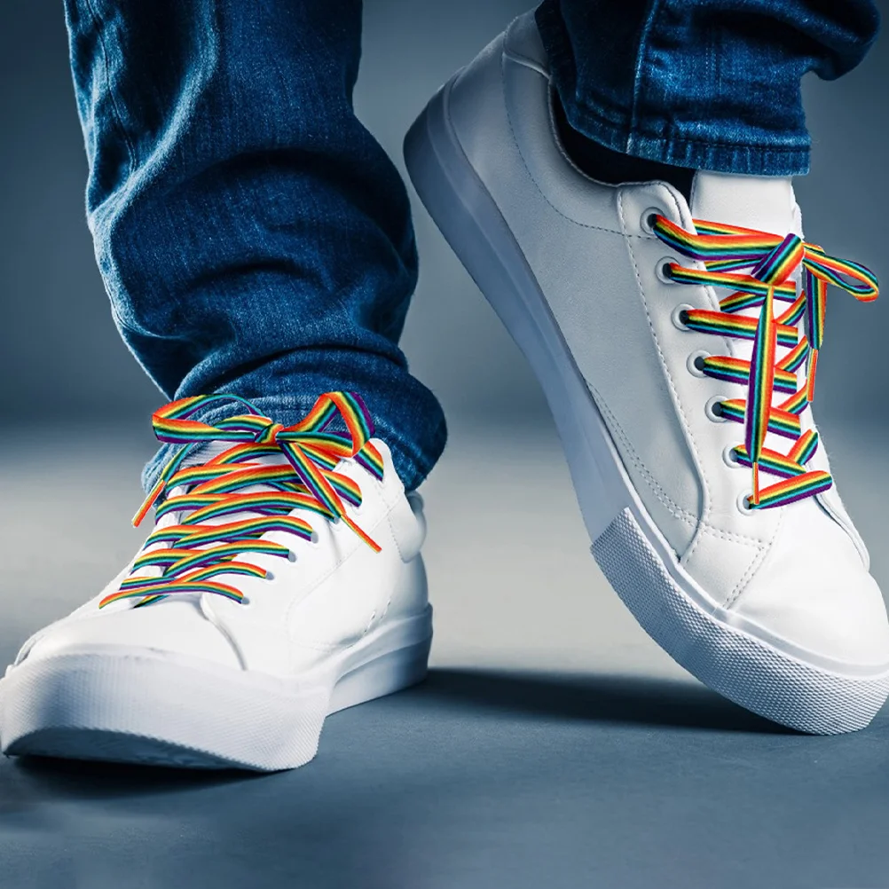 Blazer Men Flat Shoe Shoelaces Sneakers Shoes Round Boot Gym Jacket Stripes Stylish Rainbow Gradient