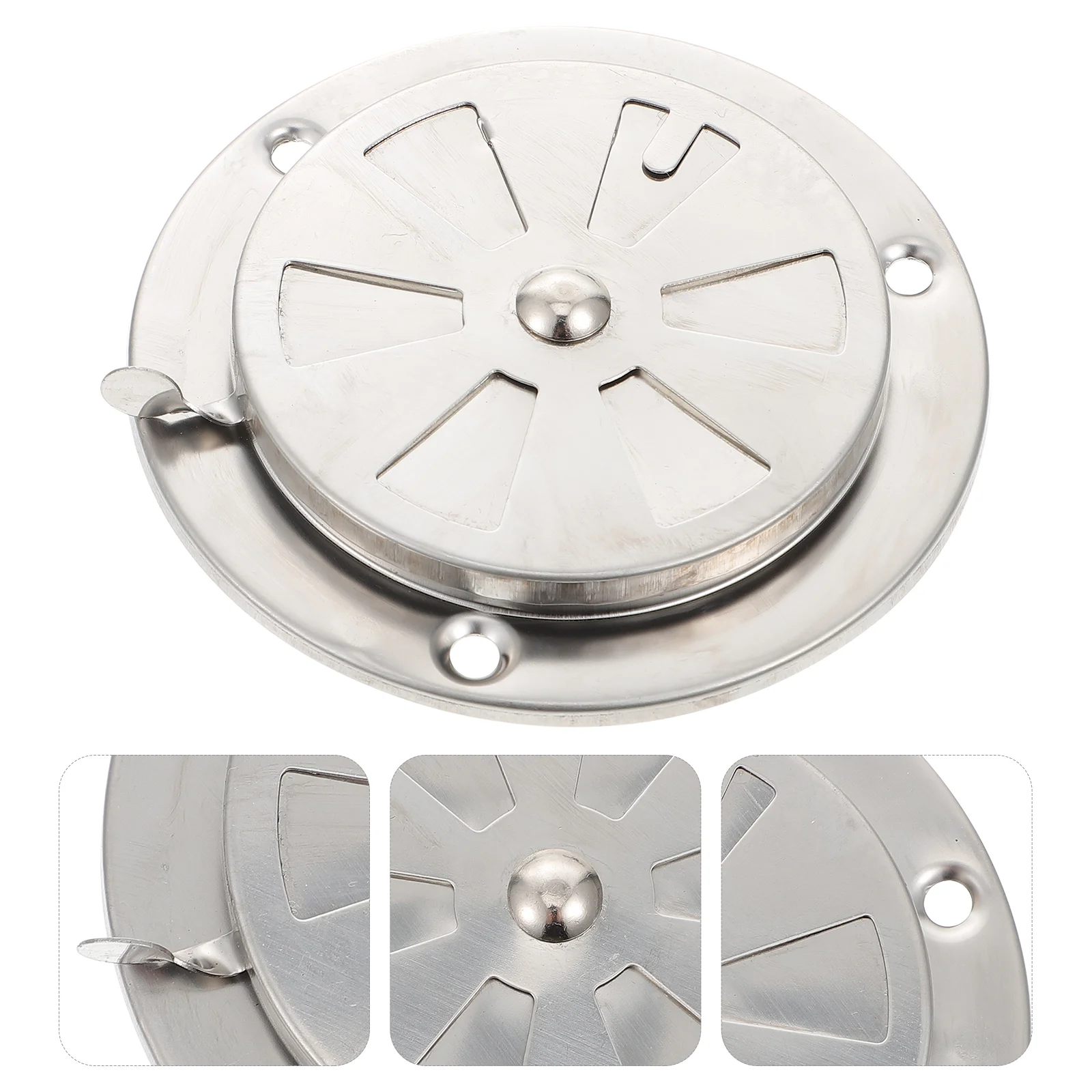 

Stainless steel Damper Air Vent Adjustable Air Vent Outdoor Dryer Vent Cover Replacement Part for Thermostat Oven Damper