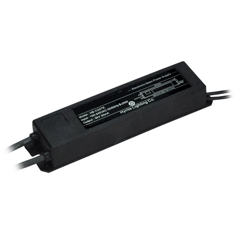 

Wide Voltage Electronic Neon Light Transformer Supply 3KV 30MA 5-25W Fit For Any Sizes Of Glass Neon Light Sign