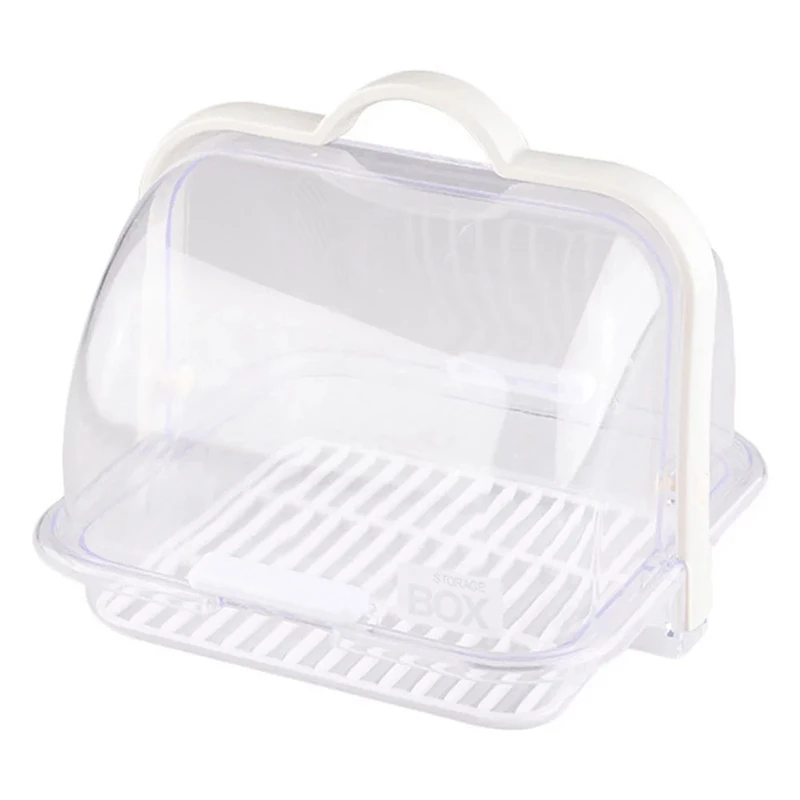 

Milk Bottle Coffee Storage Box Portable Sealed Cleaning Box Bread Tableware Box Drain Rack