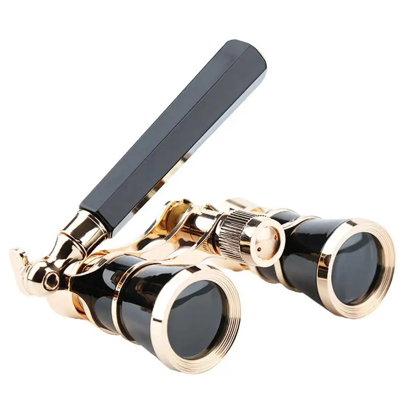 

Retro Binoculars Mini Theatre Binoculars Retractable Handle Zoom Binoculars For Adults Professional Binoculars For Sports Games