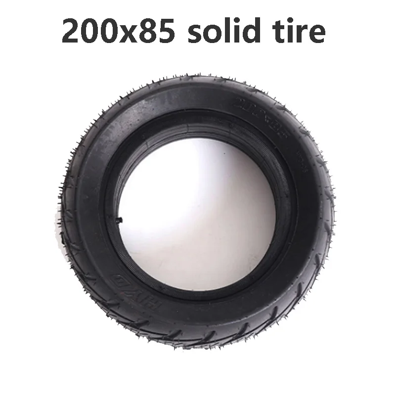 

8 дюймов 200x85 шина скутер скейтборд бесщеточная резиновая шина 8 дюймов скутер автомобиль твердая шина электрический скутер запасные части