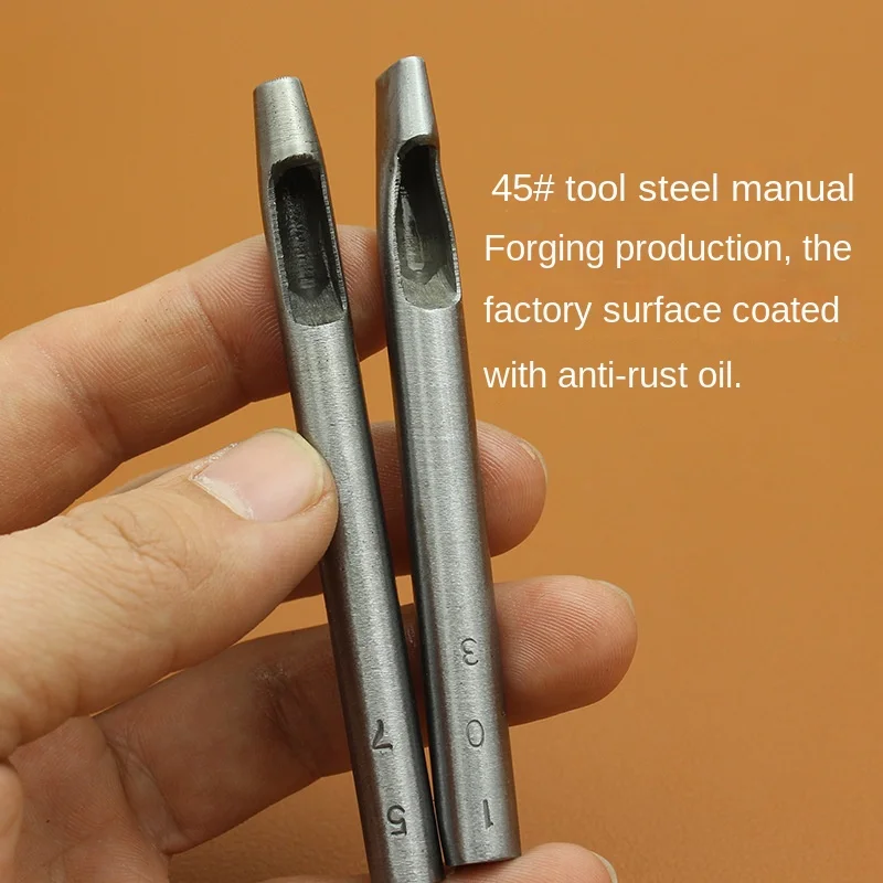 Овальная Перфорация Круглая Угловая Форма Искусственный Дырокол Для Ремня