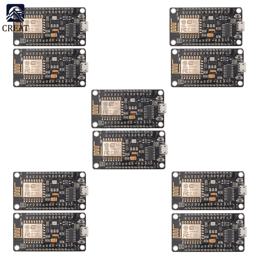 

10 шт., беспроводная Плата расширения NodeMcu V3 с разъемом Micro USB ESP8266 CH340 G