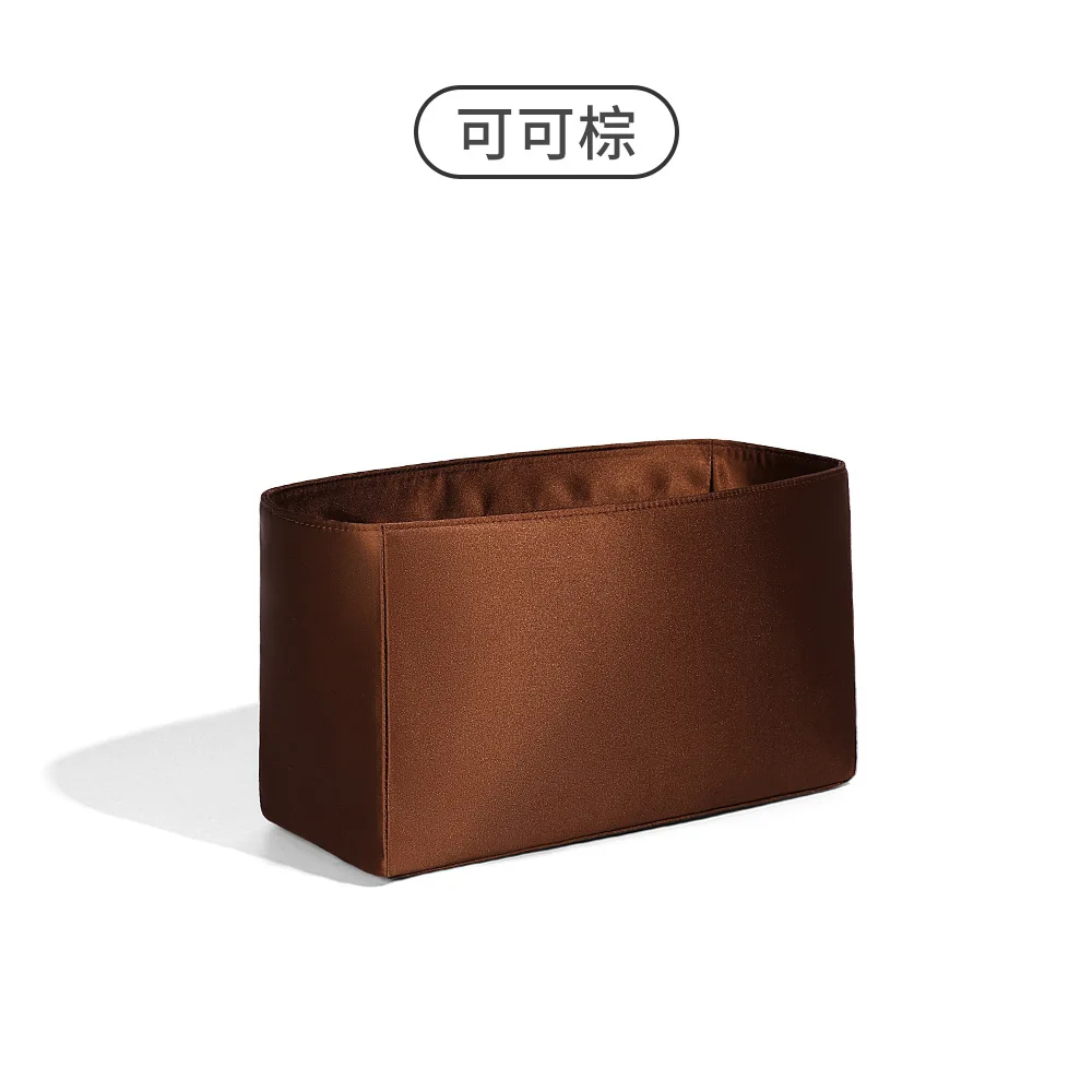 

Сумка-органайзер для Kelly 2424, сумка-вкладыш, сумка для хранения сумки-тоут из ацетатного атласа, защита внутренней подкладки, добавление косметической внутренней сумки