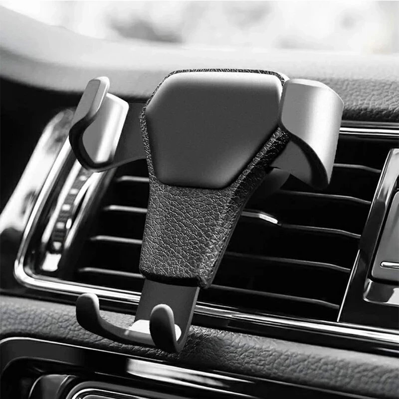 

Gravity Car Holder For Phone Air Vent Clip Mount Mobile Cell Stand Smartphone GPS Support For iPhone 13 12Pro Max Xiaomi