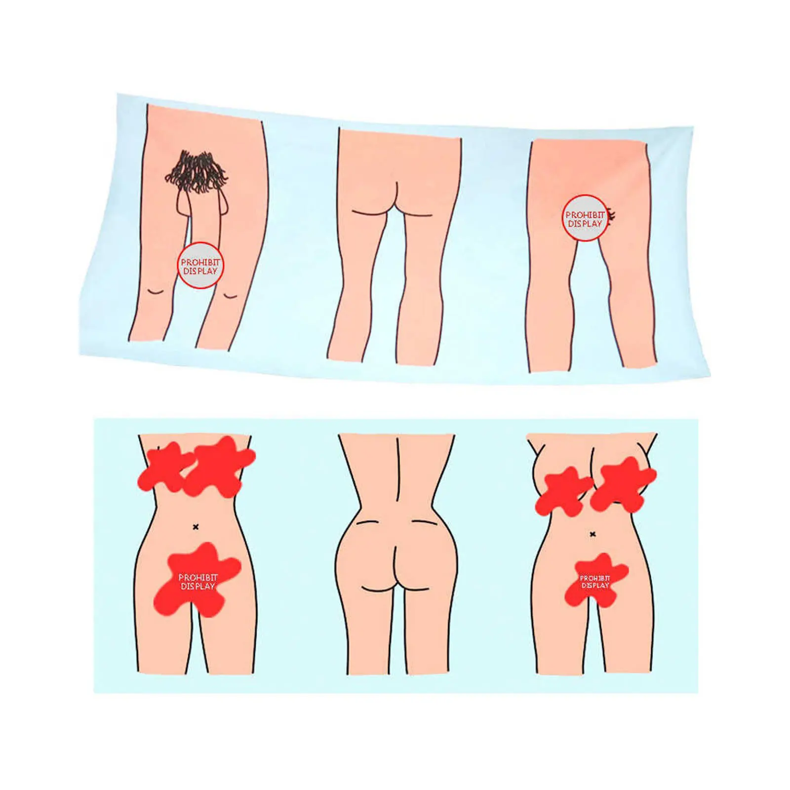 

Полотенце для душа быстросохнущее из мягкой микрофибры с уникальным рисунком