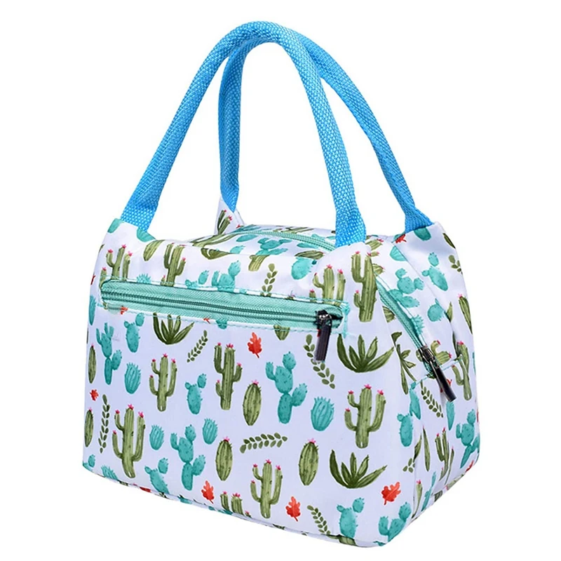 

Изолированный мультяшный чемодан для пикника, теплый портативный плечо для ланч-боксов, сумка для бэнто, вместительная уличная сумка