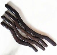 high end promotional gifts black ebony deep tissue wood massage stick