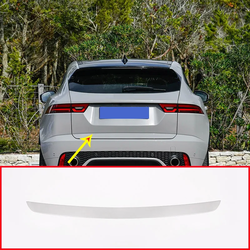 

1 шт. Стайлинг автомобиля из нержавеющей стали для Jaguar E -Pace E Pace декоративные полоски для задних дверей автомобиля отделка автомобильные Вне...
