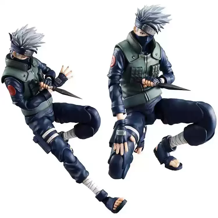 Фото Оригинальная фигурка MH VAH Variable Action Heroes DX Naruto Shippuden Хатаке Какаши, подвижная фигурка, модель из аниме, коллекционная игрушка. №4