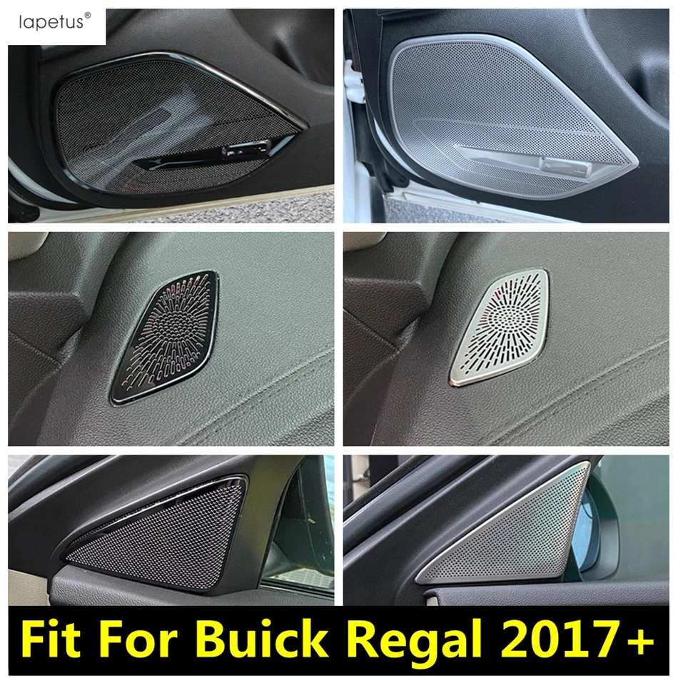 

Front A Pillar Audio Loudspeaker Door Speaker Dashboard Air Vent Cover Trim Accessories Interior Kit For Buick Regal 2017 - 2021
