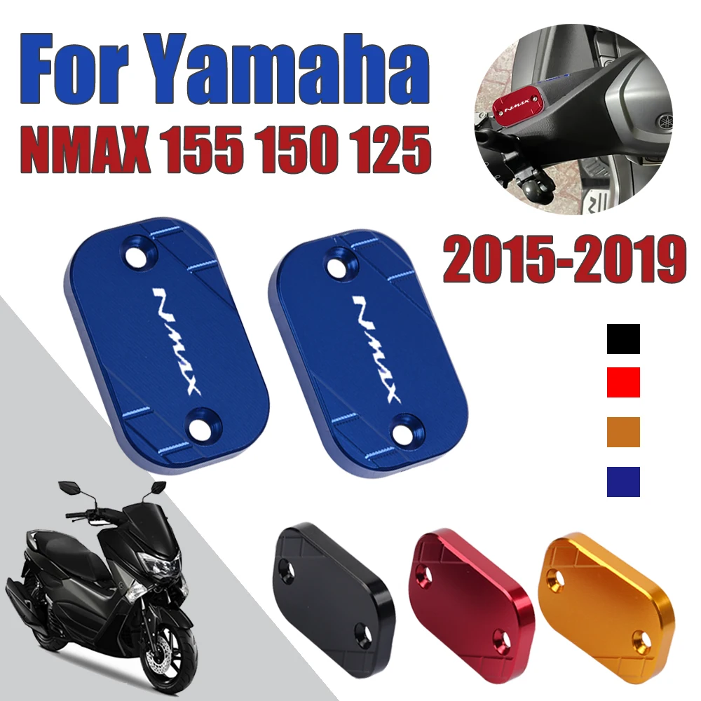 

Motorcycle Accessories Front Brake Fluid Tank Reservoir Cover Oil Cap Parts For YAMAHA N-MAX NMAX 155 150 125 NMAX155 2015 -2019