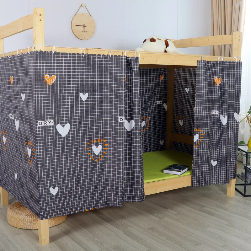 Занавеска для кровати в общежитии шторка студентов двухъярусная верхняя и