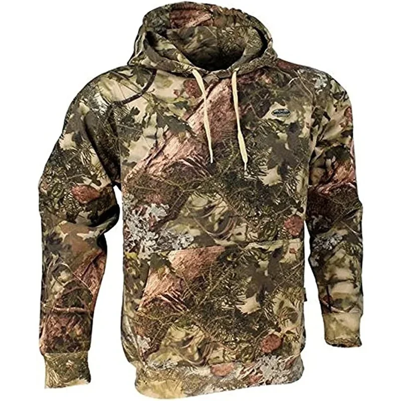 Мужская камуфляжная толстовка с принтом
