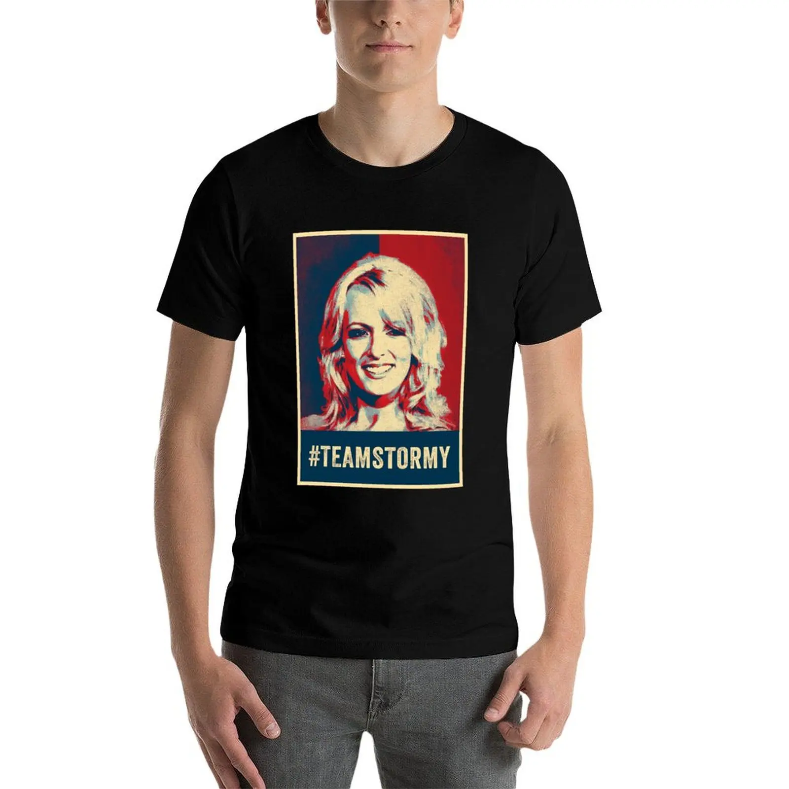 Team Stormy Daniels Винтаж Ретро # Футболка TeamStormy футболки на заказ одежда день Святого