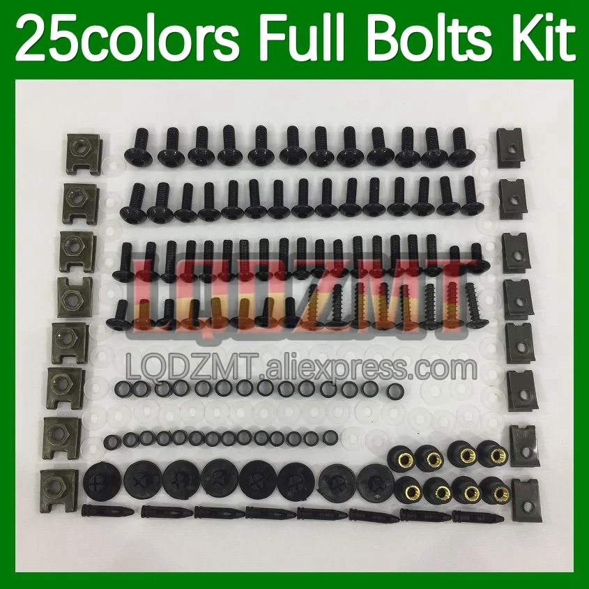 

268pcs Body Bolt Full Screws Kit For KAWASAKI NINJA ZX250 ZX-250 ZX 250R 250 R CC ZX250R 08 09 10 11 12 Fairing Bolts screw Nut