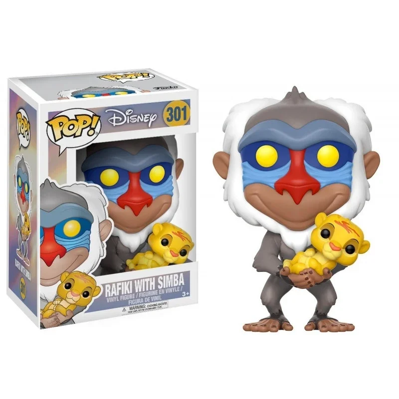 Новинка 2024 Funko POP Disney Rafiki с симбой #301 Luau Timon #500 виниловые фигурки героев Brinquedos