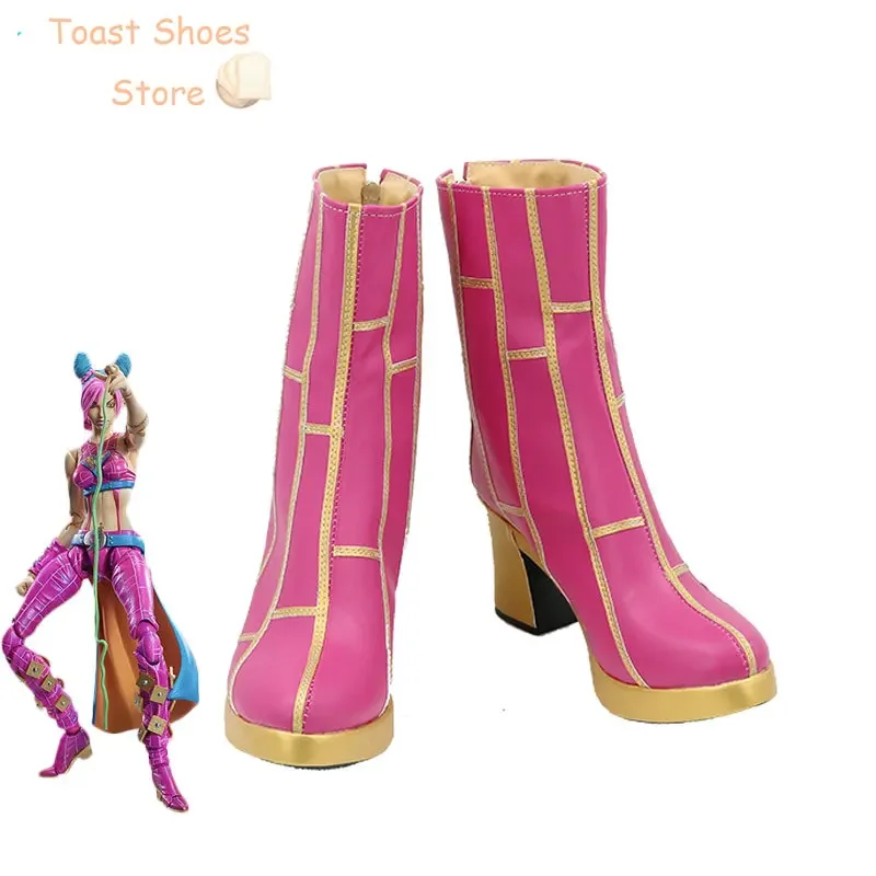 Куджо Джолин обувь для косплея аниме JoJo'sBizarreAdventure ботинки реквизит из