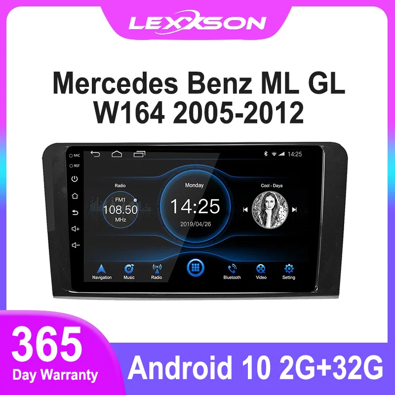 

DSP 2G+32G IPS Screen Android 10 Car Radio RDS GPS Navigation Stereo for Mercedes Benz ML GL W164 2005 2006 07 08 09 10 11 2012