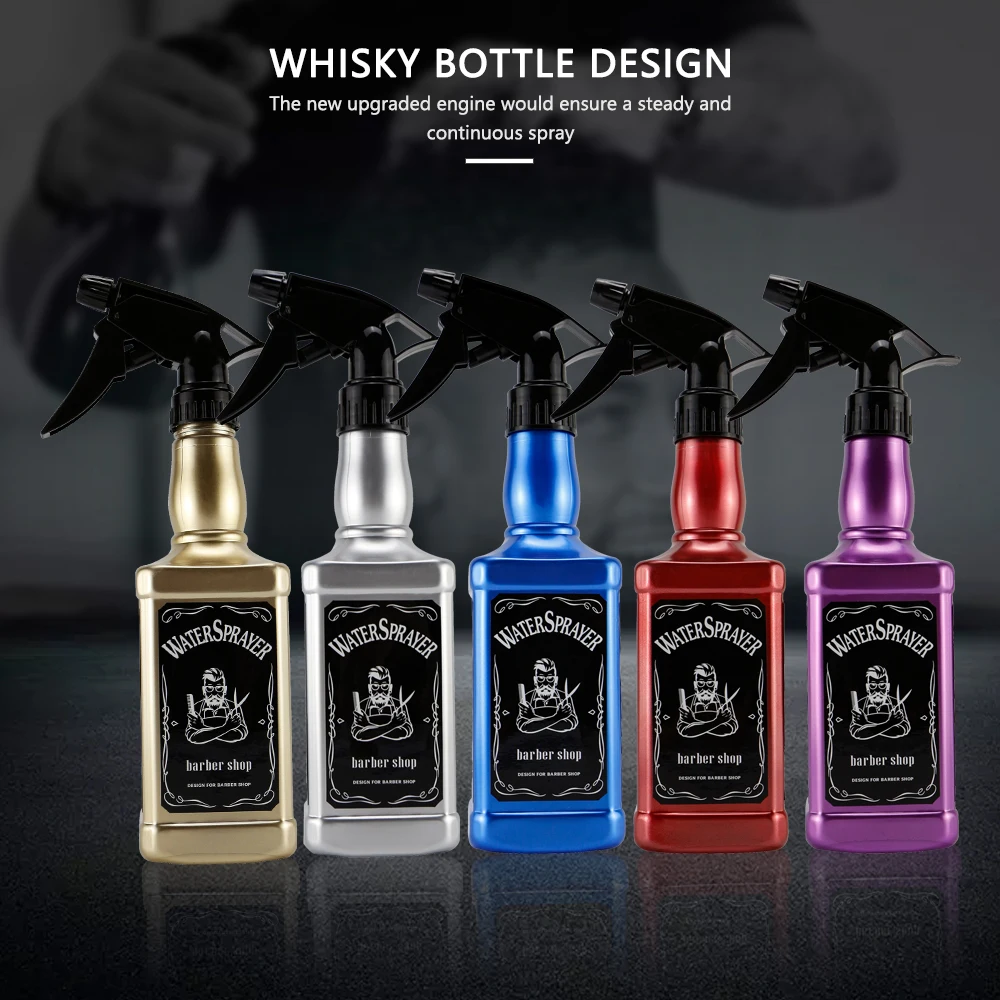 

500ML Hairdressing Spray Bottle Water Sprayer Hair Spray Bottle Continuous Spray Bottle Salon Barber Hair Tool Watering Can